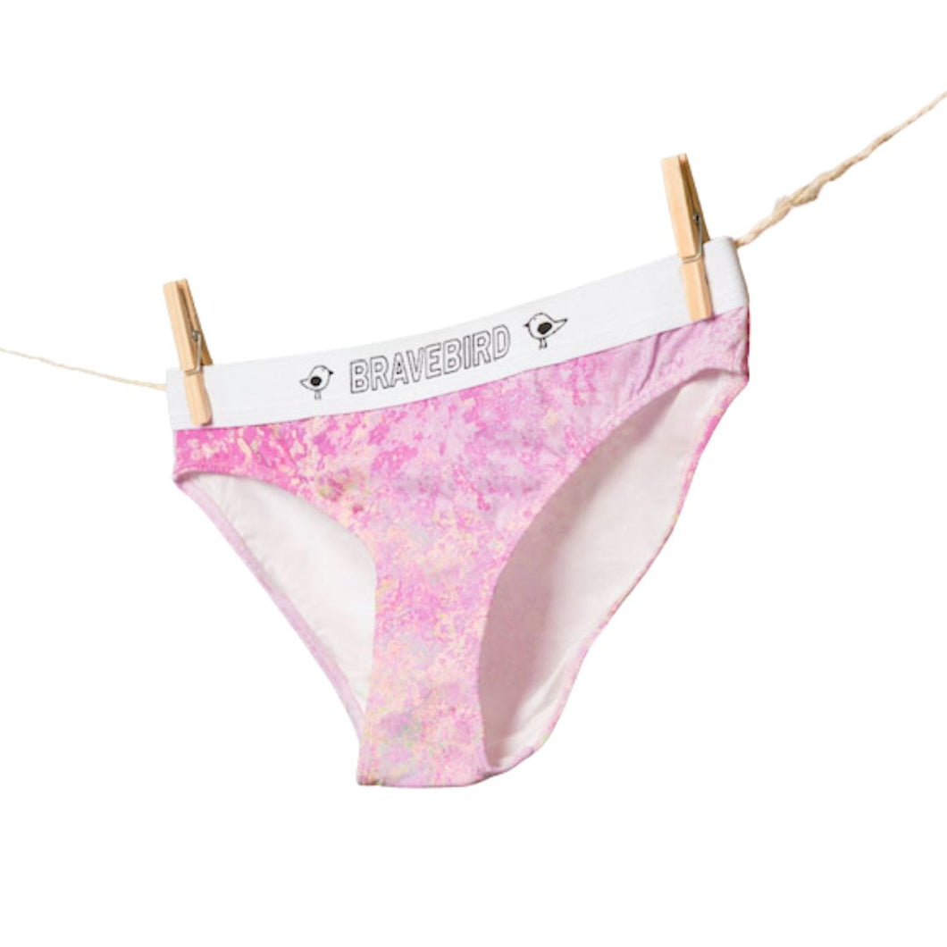 Brave Bird Purple Abstract Knickers (Limited Edition)