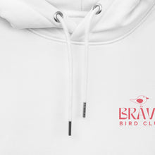 Load image into Gallery viewer, Try again Brave Bird Club Unisex Eco Hoodie (white)
