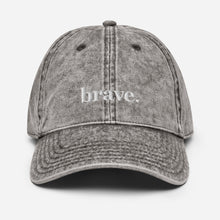 Load image into Gallery viewer, Brave Vintage Cotton Twill Cap
