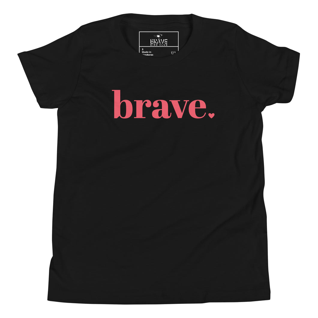 Girls 'brave' Brave Bird Club Short Sleeved T-Shirt